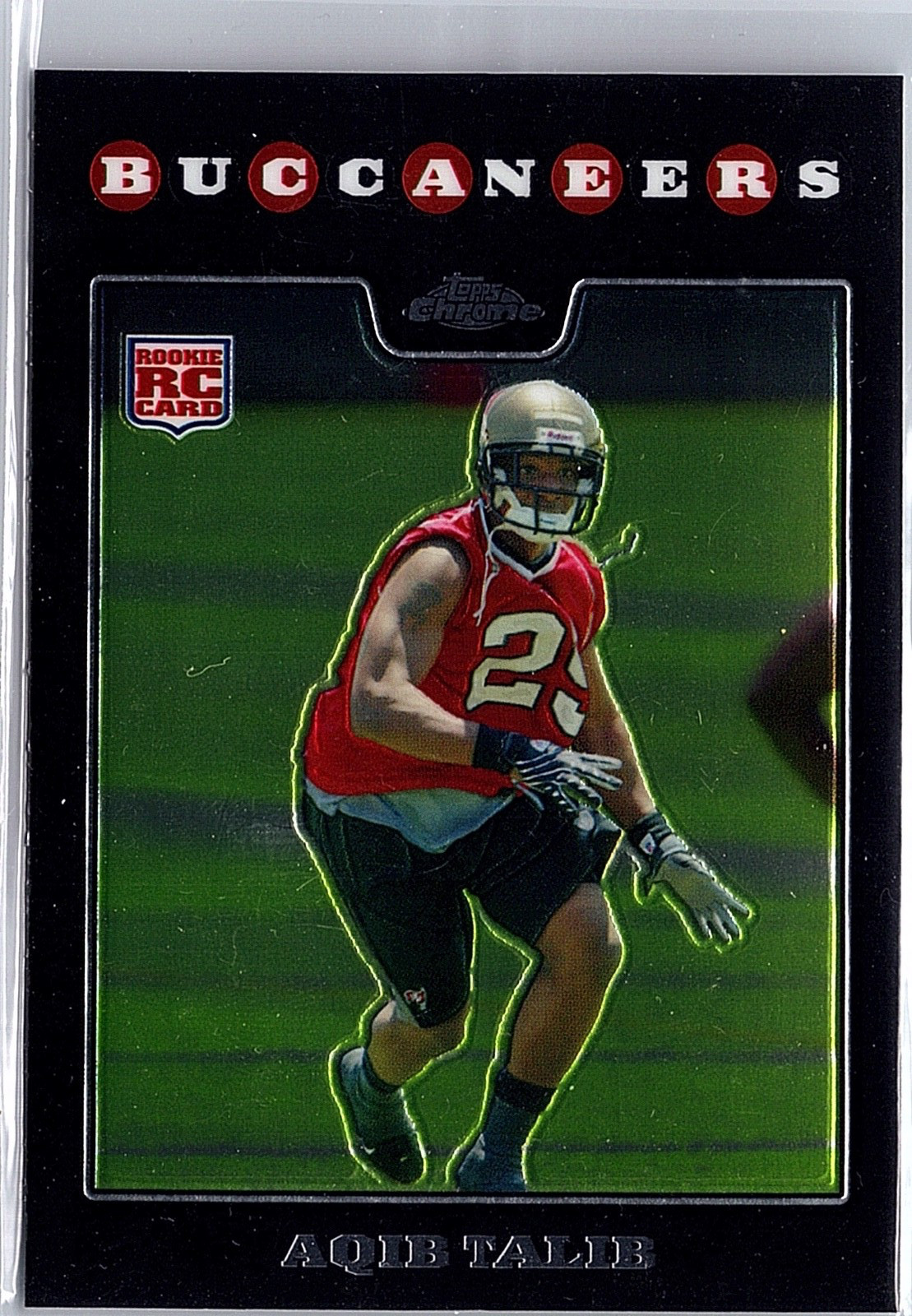 Aqib Talib 2008 Topps Chrome #TC261 - Tampa Bay Buccaneers (RC) Rookie Card