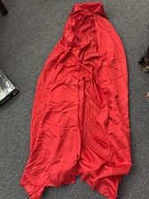Spirit Halloween Costume Red Cape One Size Adult 56 inch Mens Miss Teen Vampire