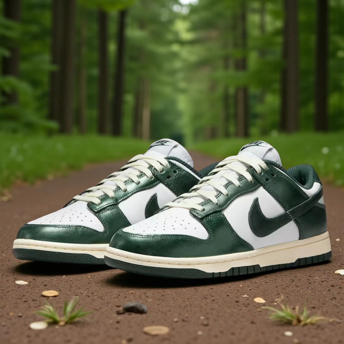 Nike Dunk Low ホワイト/ブラック/グリーン NIKE DUNK LOW - VARSITY GREEN – Premier