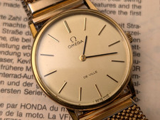 OMEGA DE VILLE Ref.111.140 Cal.625 Oro Orologio Uomo Carica Manuale Vintage 32mm
