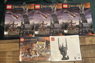 LEGO Lord Of The Rings INSTRUCTIONS ONLY Orthanc / Rivendell / Helm Of Sauron