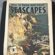 Walter Foster Seascapes Art Instruction Drawing Sketching Painting Book
