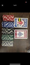 Playing Cards And Poker Chips