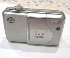 Pre-owned Olympus Camedia C-50 Zoom 5.0MP Digital Camera Silver No Battery