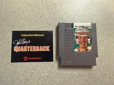 John Elways Quarterback - NES - Game and Manual. CLEAN. TESTED
