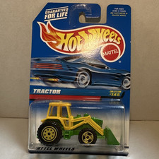 Hot Wheels Mattel Tractor Diecast Farm Vehicle 1:64 Green/Yellow/Black Unopened