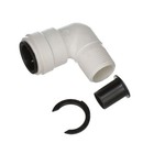 American Motorhome RV 5th Wheel 1\2" Water Pipe Push Fit Angled Threaded End