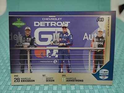 /99 - 2025 Parkside Indycar Shimmer Foil Detroit Dixon Ericsson Armstrong #109