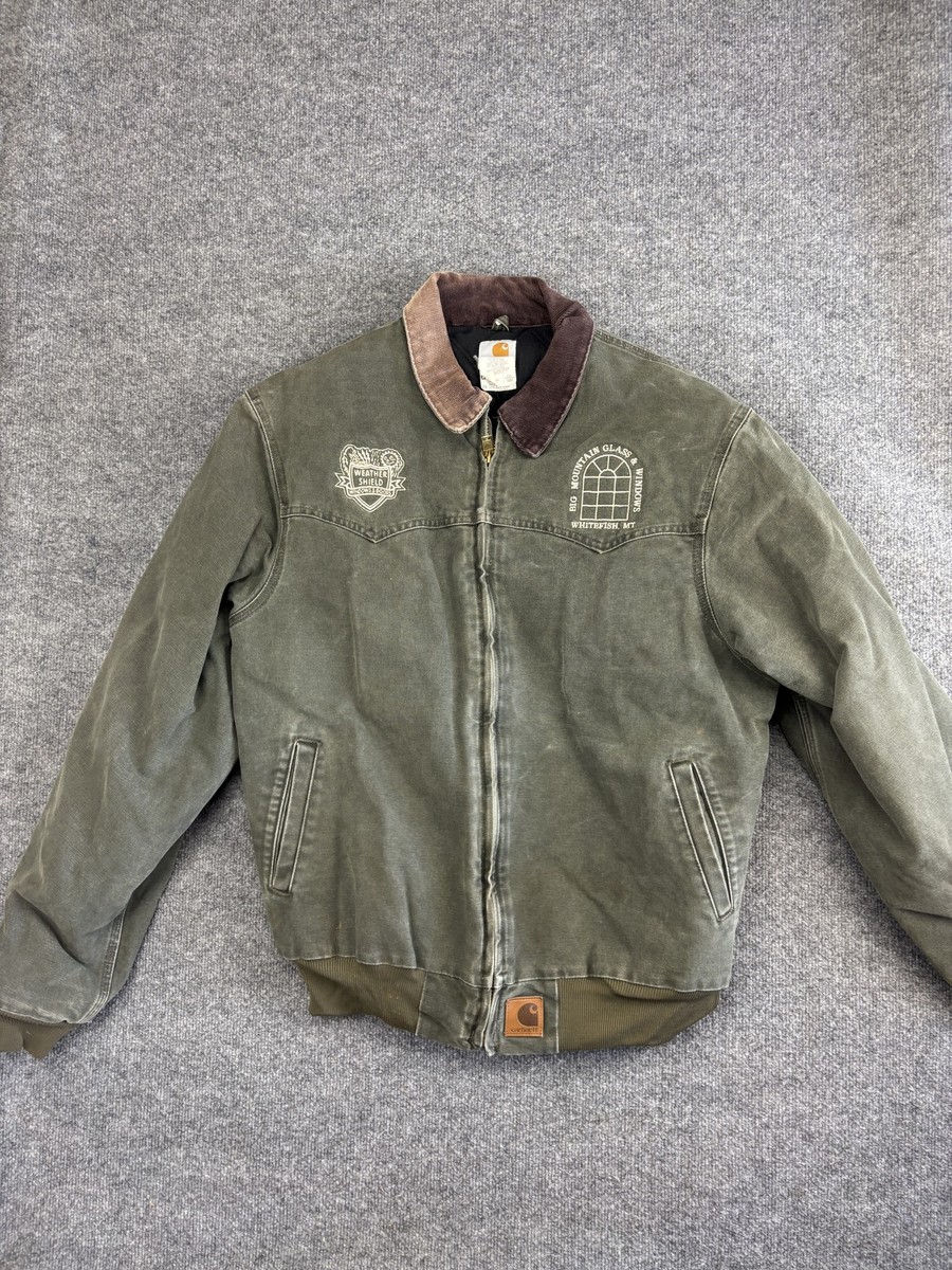 【神フェード&破格】Carhartt サンタフェジャケット モスグリーン Carhartt サンタフェジャケット モスグリーン