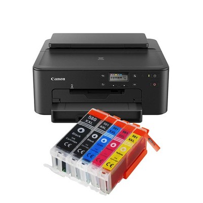 Canon PIXMA TS705a Tintenstrahl Drucker Duplex USB WLAN + 5 XXL TINTE gebraucht