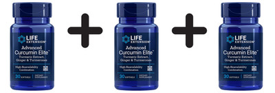 3 x Life Extension Advanced Curcumin Elite Turmeric Extract, (777,22 EUR/kg)
