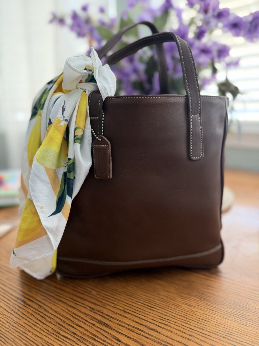バッグ Vintage Coach Leather Tote Bag Brown s-l400.jpg