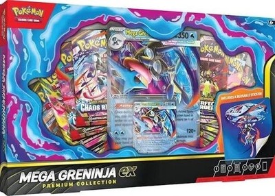 Pokemon Mega Greninja EX Premium Collection 8 packs promo New Sealed
