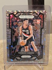 2023-24 Panini Prizm Toumani Camara Fast Break Disco Holo RC SP Trailblazers 