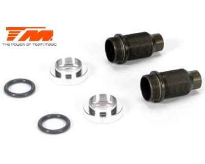 Team Magic E4 Stossdämpfergehäuse gehärtet Aluminium TM503177 