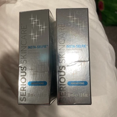 Lot of 2 Serious Skincare Insta-Selfie Skin Perfecting Concentrate 1 Fl Oz Db3 - Image 1 of 2