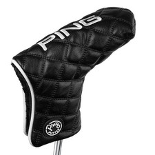 PING ANSER BLADE PUTTER HEADCOVER HEAD COVER - BLACK TEXTURED