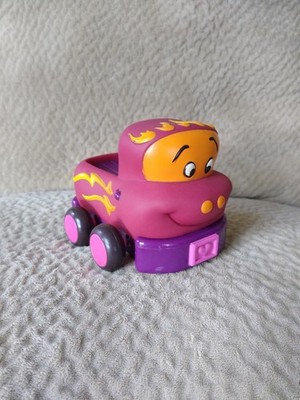 Battat Pull-Back & Go Toy Soft Car Truck Baby/Toddler B Wheeee-Ls B. YOU Rattle 