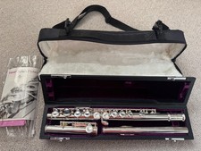 Trevor James 10XE 3 Pce Silverplated Flute with Hard & Soft Case + Accessories