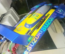 Kit scafo barca da corsa 480 stampato in 3D; modello non verniciato; no componenti elettrici