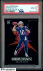 2024 Panini Obsidian Black Color Blast Drake Maye RC Rookie SSP CASE HIT PSA 10