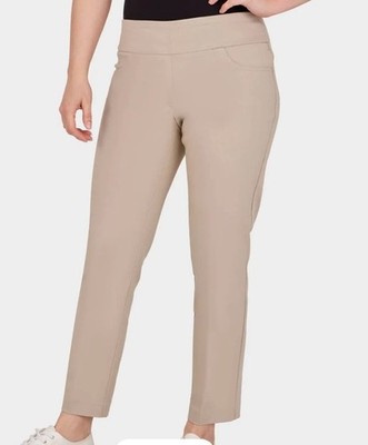 New Ruby Rd. Core Essentials Women s Plus 24W Chino Ankle Pants Slimming NWT