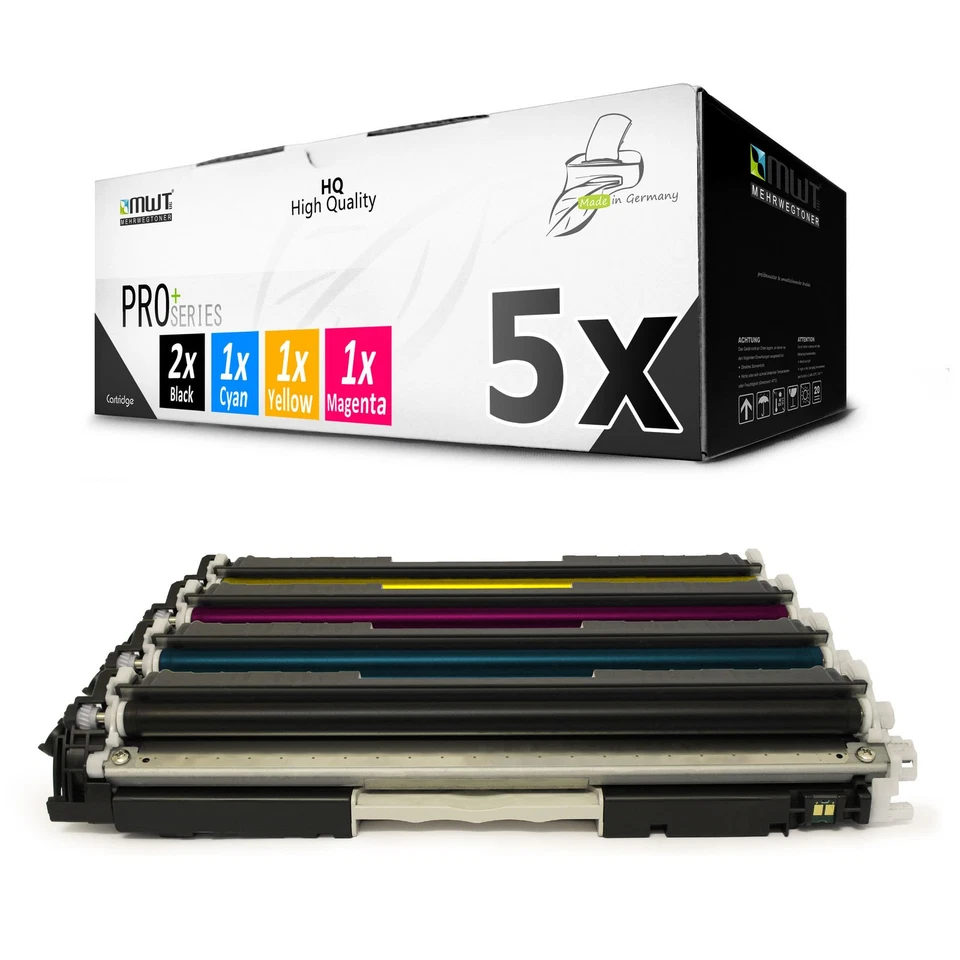 MEHRWEGTONER 5x MWT PRO Patrone f�r HP LaserJet Pro 100 Color MFP M-175-b MFP M-175-a