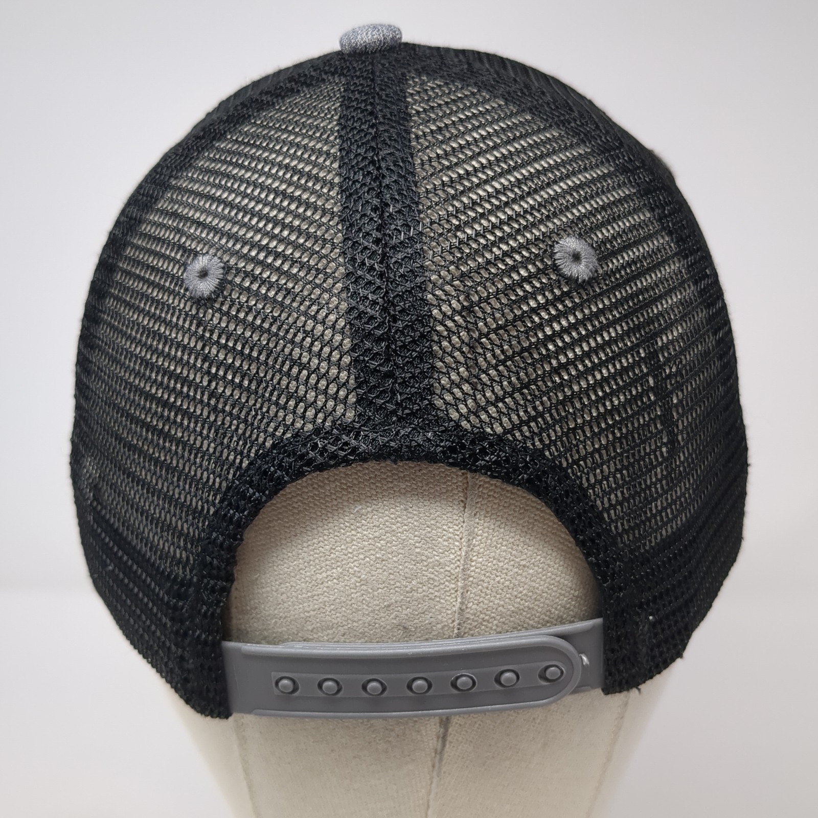 Flag Patch Snapback Trucker Hat Gray OS Adjustabl… - image 6