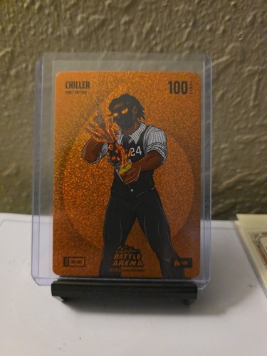 2026 Bo Jackson Battle Arena Chiller Icon Battlefoil Orange Fire IBF-183
