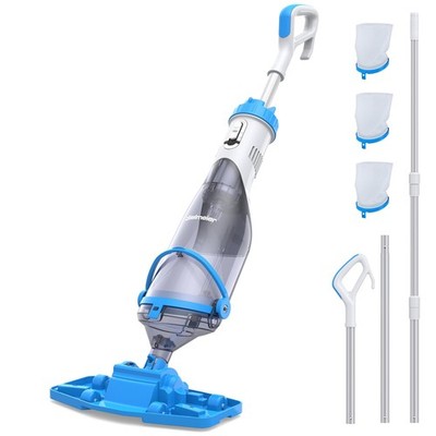 BIELMEIER Handheld Pool Vacuum with Telescopic Pole, Updated Swimming Pool Cl...