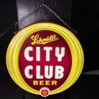 Vintage Schmidt Beer Double Sided Lighted Sign