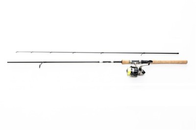 Daiwa Combo Strikeforce 802HFS 2,44m / 10-40g Rute Rolle Schnur Spinnset