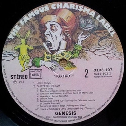 GENESIS Foxtrott Vinyl Schallplatte Album LP französisches Charisma Peter Gabriel & Rockmusik - Bild 3 von 9