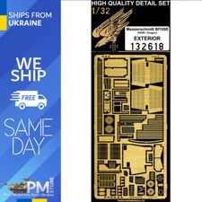 Hgw 132618 1/32 Messerschmitt Bf 109E Exterior for HGW and Dragon Photo-Etched