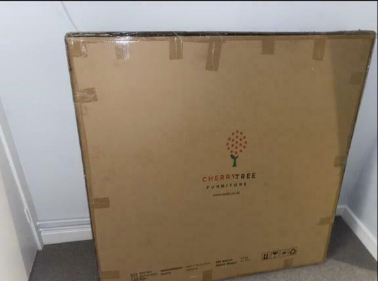 Lugano 110cm Round Glass Top Solid Oak Legs Dining Table eBay