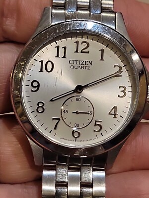 Vintage Rare Citizen Sub Second 1045-S124471 UW Watch New Battery