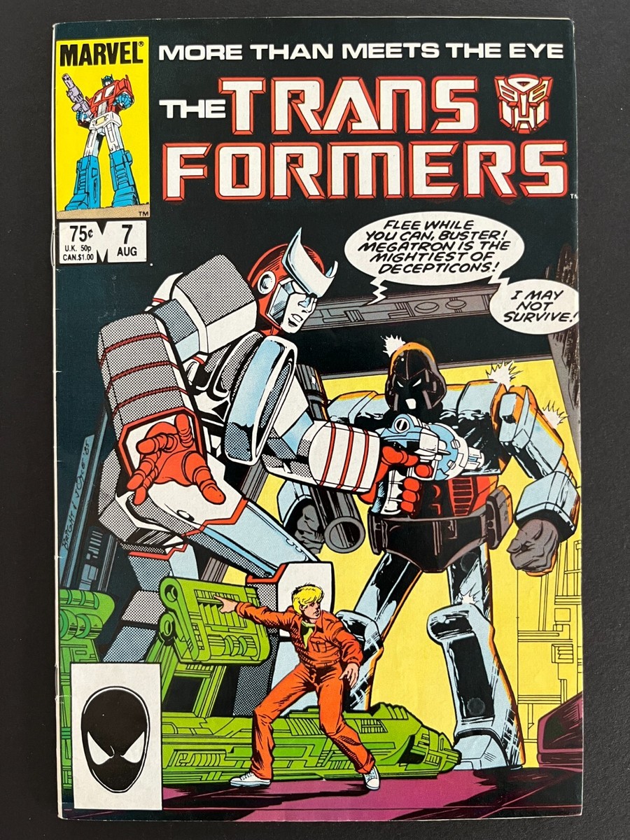 The Transformers #7 (Marvel Comics, 1987, 2nd Printing) COMBINE