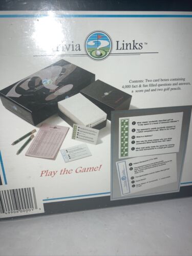 Trivia Links—Golf Trivia Game 4000 Questions Facts NEW SEALED - Picture 5 of 7