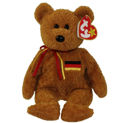 TY Beanie Baby - GERMANIA Bear (German) *1st Version w/English on back of tag