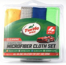 Turtle Wax Cleaning Scratch Free 4 Pc Microfi...