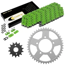 Green O-Ring Drive Chain & Sprockets Kit for Suzuki GSX600F Katana 600 1992-97