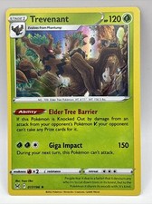 Pokémon TCG Trevenant Sword & Shield - Lost Origin 017/196 Reverse Holo Holo...