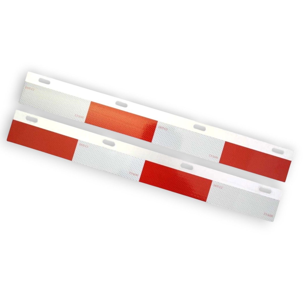 24"X3" Aluminum Plate With 3M Reflective Tape For Straight Mud Flap Ha 24x3 Sold By Pair  F247595 V2 - Foto 5