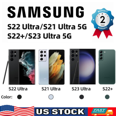 New Samsung Galaxy S23 Ultra/S22 Ultra/S24 Ultra Factory Unlocked Sealed Box 5G