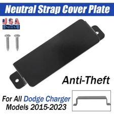 FOR DODGE CHARGER NEUTRAL STRAP COVER PLATE WITH SCREWS 2015-2023 ANTI-THEFT US