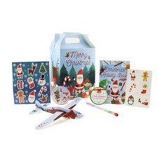 Christmas Activity Gift Box Pack Table Party Favour Colouring Xmas Eve Box Gift