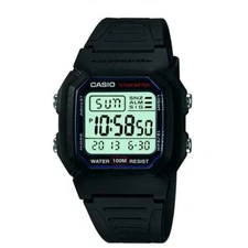 Casio Classic Men's Digital Quartz LED Blacklight Resin Watch W800H-1AV