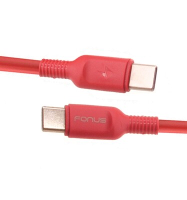 For Galaxy A13/A14/A15 USB-C to Type-C Red 6ft Long Cable PD Fast Charger Cord