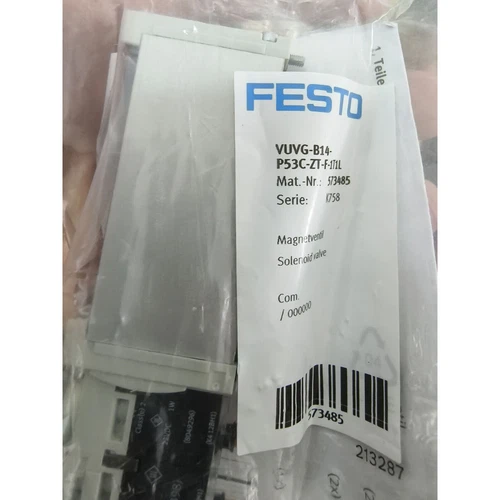 Festo VUVG-B14-P53C-ZT-F-1T1L 573485 Solenoid Valve New One VUVGB14P53CZTF1T1L - Picture 3 of 4