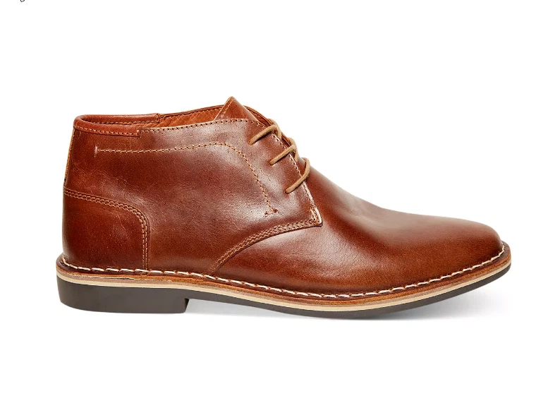 NEW Steve Madden Men s 10.5 Harken 247 Cognac Ankle Chukka Leather
